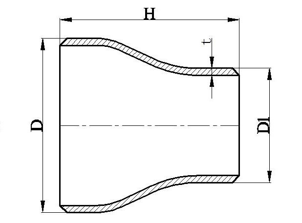 Concentric Weld Reducer Dimensions