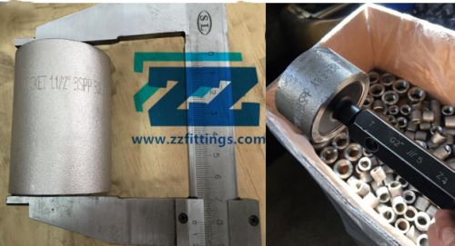 Inspection of 2 Inch Threaded Coupling
