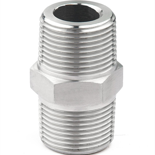 Stainless Steel Hex Nipple (Straight and Full Size)