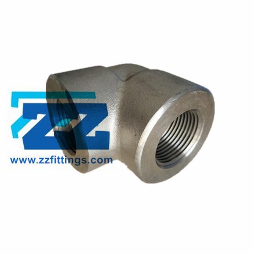 90 Degree Threaded Elbow 1 3000 LB BSPT A105 ASME B16 11