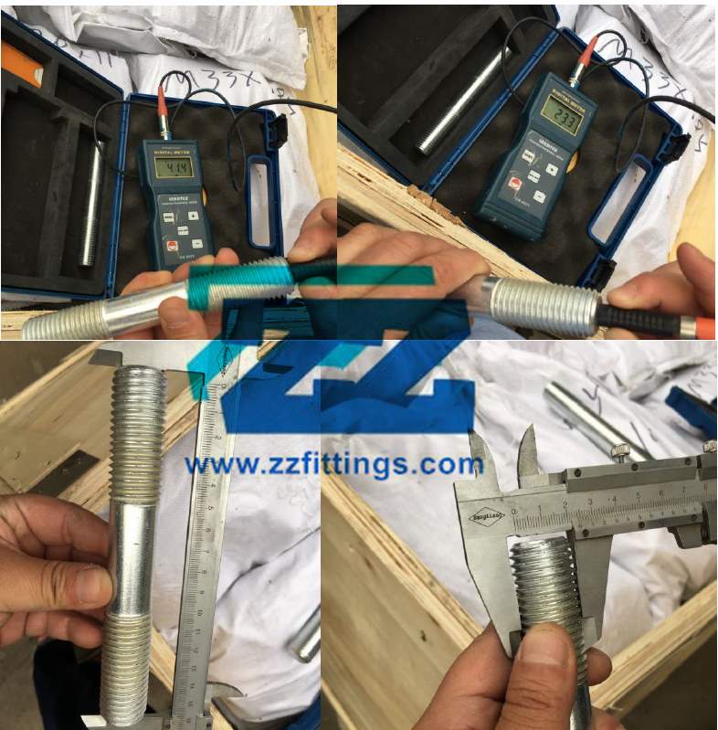 Inspection of Galvanized Bolts and Nuts