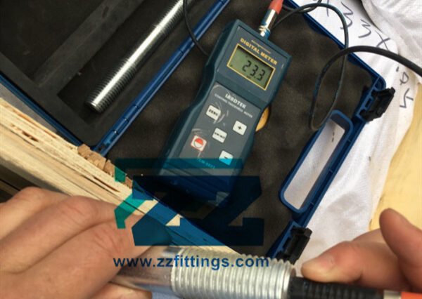 Test Thickness of Galvanizing Stud Bolt