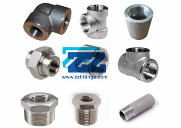 Threaded Pipe Fittings Types ASME B16.11 Socket Weld Fittings