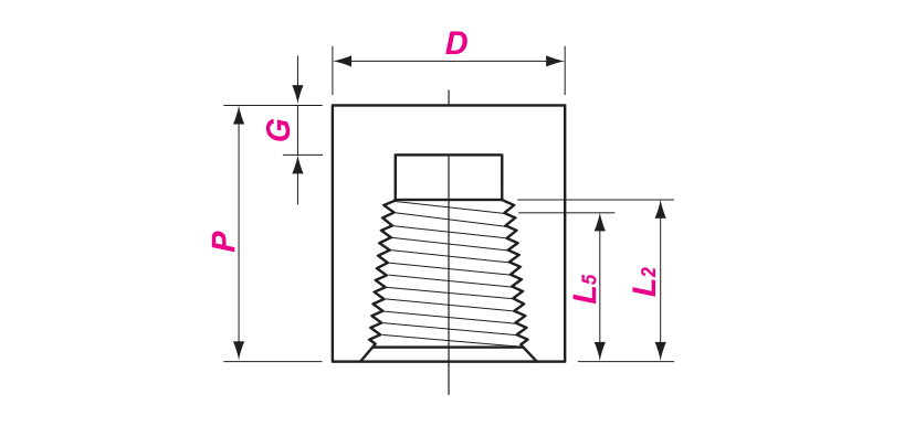 Threaded Cap Drawing