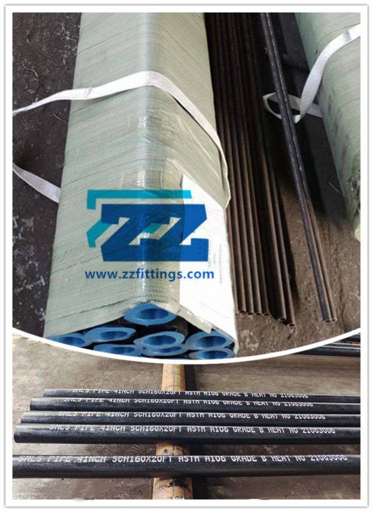 Package of 4 Inch Carbon Steel Pipe