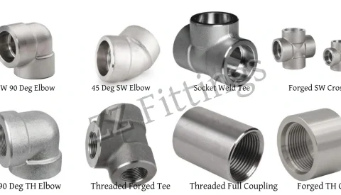 carbon steel forged pipe fittings
