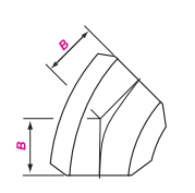 Stainless Steel 45 Degree Elbow Dimensions 
