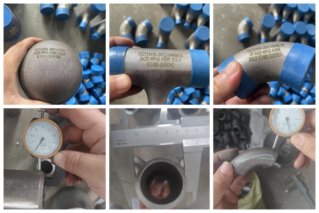 ASTM A420 WPL6 Butt Weld Fittings