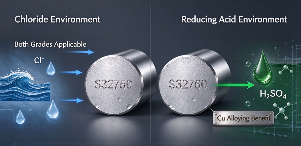 S32750 & S32760 Corrosion Resistance Application Chart